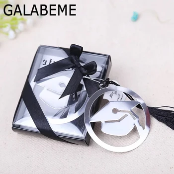 

Galabeme 10pcs graduation cap bookmark with Elegant black tassel graduate party and gifts party souvenirs gifts for guests