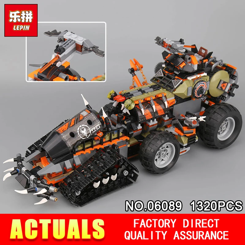 

2018 Lepin 06089 1320 pcs Toys Compatible With The 70654 Dieselnaut Set Educational Buidling Blocks Bricks DIY Gifts For Kids