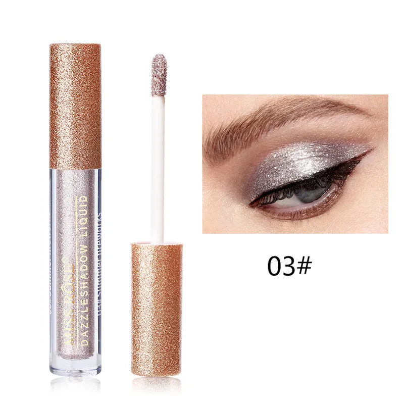 Miss Rose Mermaid Liquid Eyeshadow Gel Glitter Eye Shadow Tint Makeup Waterproof Dazzle Diamond Shimmer Shine Metallic Cosmetics