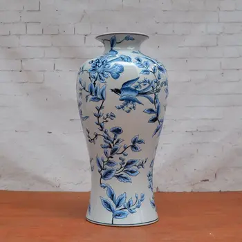 

Tao Caicai's new classical famille rose ceramic vase porcelain flower vase table is Home Furnishing soft decoration