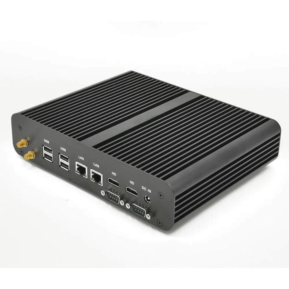 Partaker B2 безвентиляторный мини-ПК, Windows, Linux, Intel Core i7 5500u i7 5550u Barebone Макс 16G Оперативная память 512 г SSD 1 ТБ HDD Вай-Фай HDMI