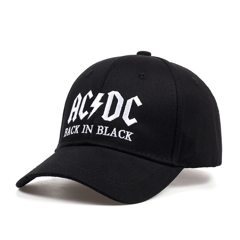 2017 جديد AC/DC الفرقة قبعة بيسبول روك قبعة بتصميم هيب هوب رجالي acdc snapback قبعة التطريز رسالة عارضة صخرة دي جي أبي قبعة