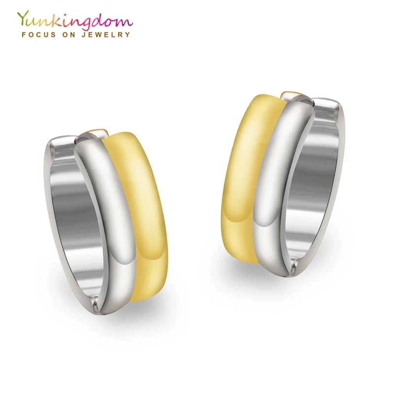 Yunkingdom Punk Hoop Earrings For Women Tungsten Steel Earring Rock Yunkingdom Punk Hoop Earrings For Women Tungsten Steel Earring Rock Round Ue0028 In From Jewelry Accessories On Aliexpress
