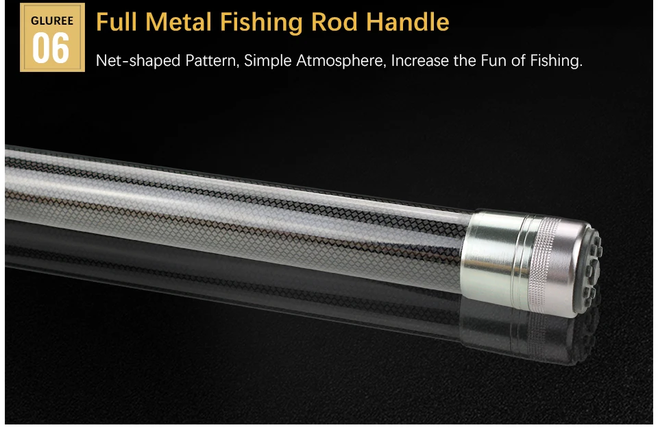 GLUREE 99% Carbon Portable Spinning Telescopic Fishing Rod  Sea Hand Pole Superhard  Fishing Tackle1.8 2.1 2.4 2.7 3.0 3.3 3 (15)