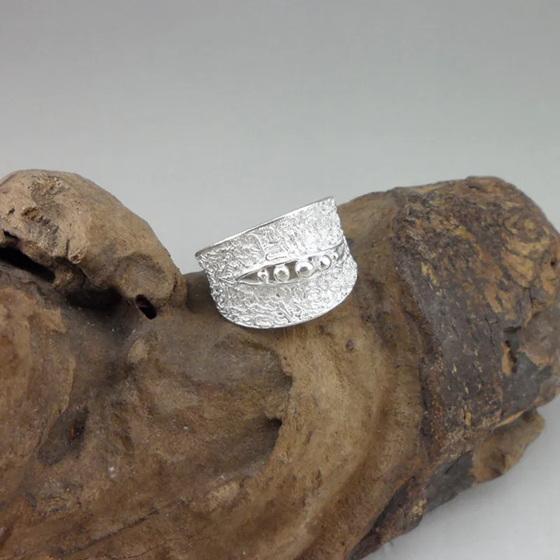 

Men's Rings Antique Ring 004 Adjustable 999 Sterling Silver Birthday Gift Father Punk Boy xxx Handmade Jewelry Accessories 2019