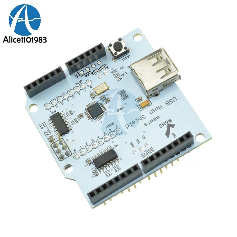 USB хост щит 2 0 плата модуль для Arduino UNO MEGA ADK совместимая с Android Diy электронная