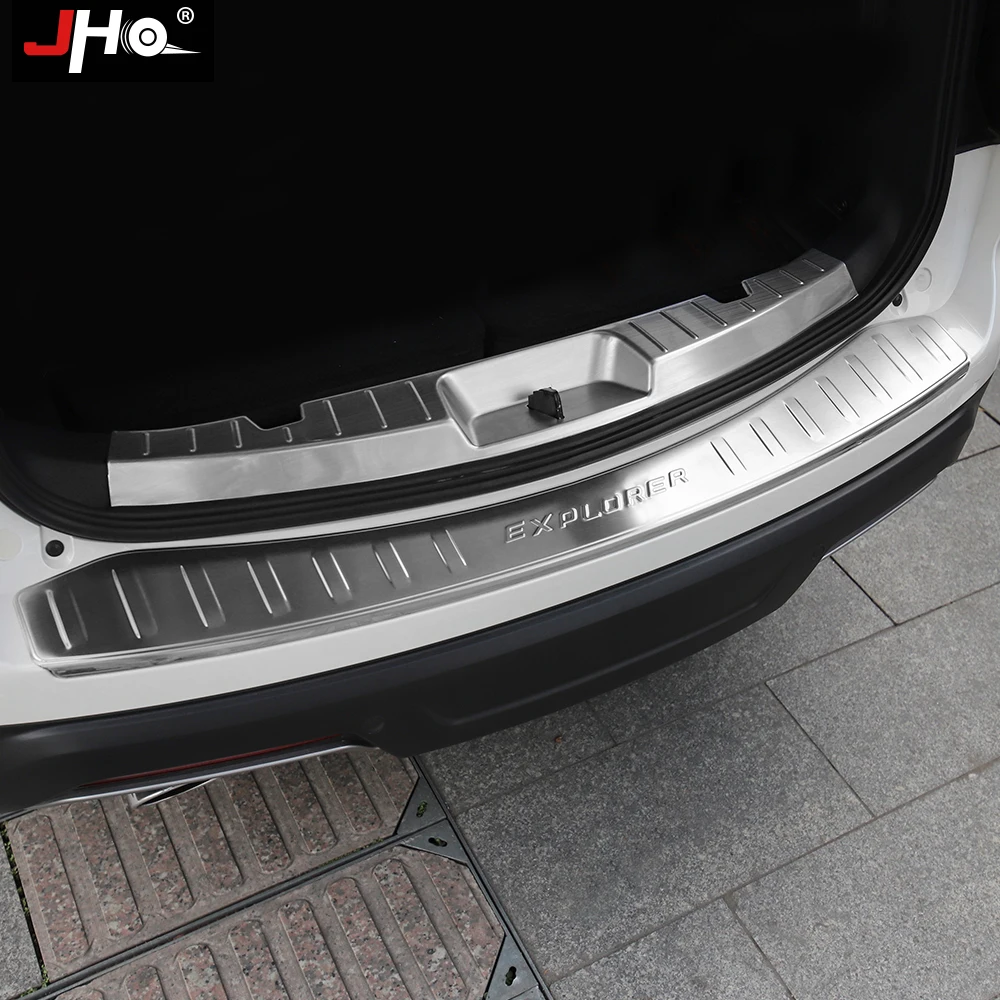 JHO стальная защитная накладка на задний бампер для Ford Explorer 2016 2019 2017 2018