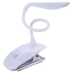 Новейший светодиодный ночник USB Перезаряжаемый регулируемый светодиодный лампа для чтения книг свет с защитой для глаз, настольная лампа с