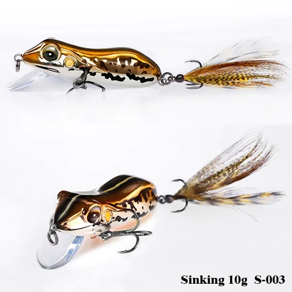 Роскошная серия бренд SFT тип лягушка рыболовная приманка Fishfrog bass sneakhead Crankbait симуляция лягушка искусственная приманка - Цвет: S003S