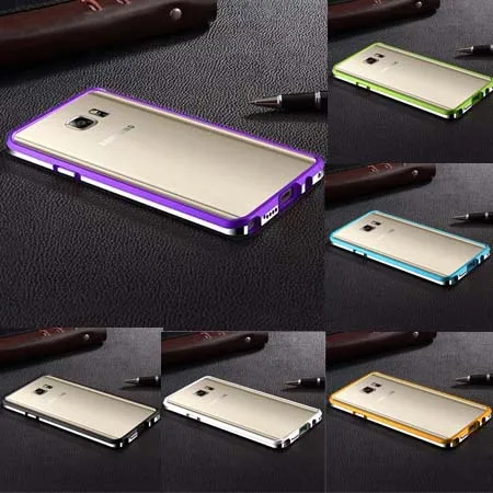

For Samsung Galaxy Note 5 N920 Luxury Ultra Thin Aluminum Metal Bumper Case Frame Cover For Samsung Note 5 Phone Cases