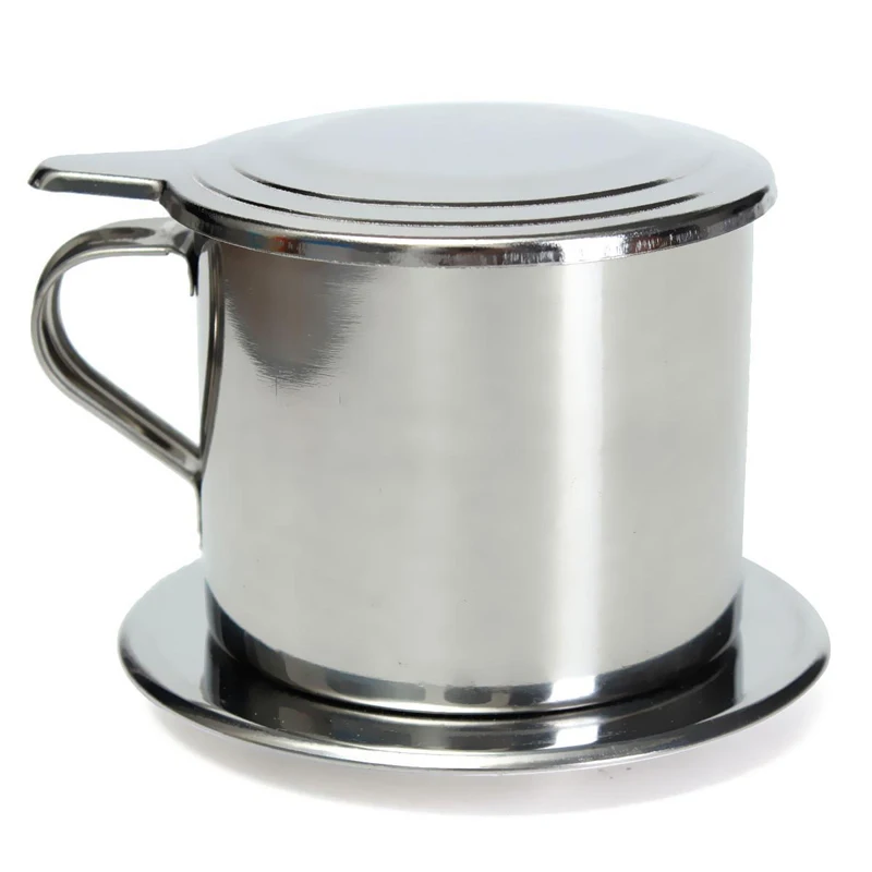 Stainless Steel Coffee Drip Filter Coffee Pot Maker Infuser Strainer Cup Set For Coffeeware Tools 5.5 x 6.5cm