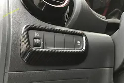 Lapetus фары лампы кнопка включения рамки литья гарнир крышка отделка 1 шт. ABS 2 цвета подходит для hyundai Kona 2018 2019