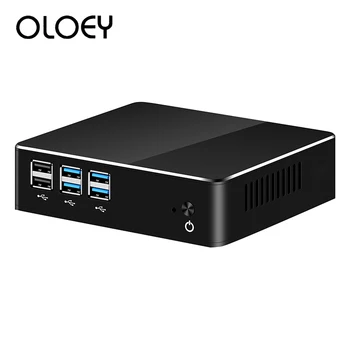 

OLOEY Mini PC Intel Core i7-5500U 8GB DDR3L 240GB SSD Windows 10 300Mbps WiFi Gigabit Ethernet 6*USB Compact Desktop PC HTPC