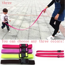 Дети выходят три цвета безопасной строки 2 м длинный шнур тягового каната анти потерял для маленьких детей занять ребенка