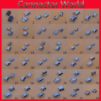 

36Models 144X Micro USB jack 5P,5-pin Micro USB Connector Micro USB Jack Charging port socket for PAD/ tablet /mobile