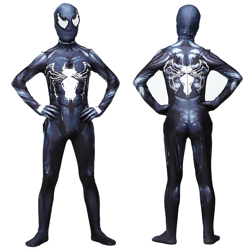 

New Era Spider-Man Venom Costume Adult Child Cosplay Anime Avengers 4 Zentai Leotard Set Jumpsuit halloween costumes