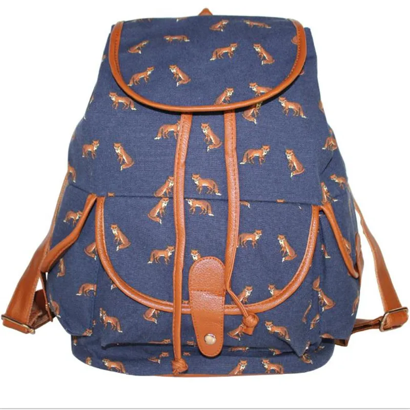 Fox print backpack Clearance