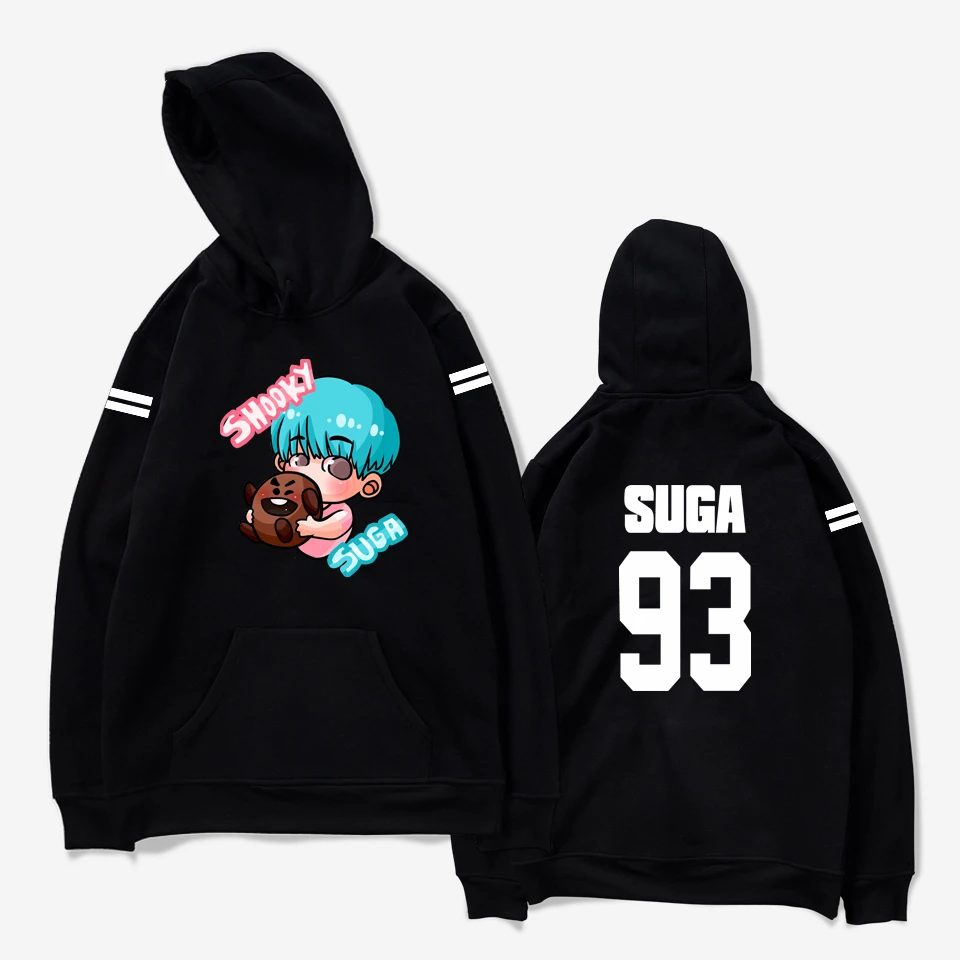 Bangtan Boys V The Same Style Kpop Sweatshirt Hoodies Women/Men Long