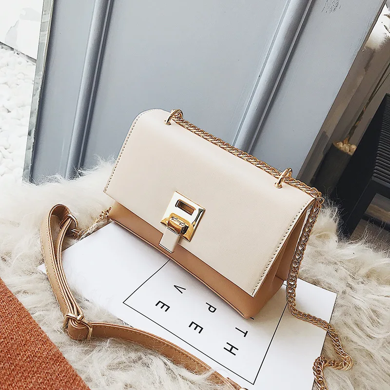 

Small Bag Female 2019 Spring and Summer New Women Undefined Bag Coloring Simple Trend Oblique Single Shoulder Chain Bags