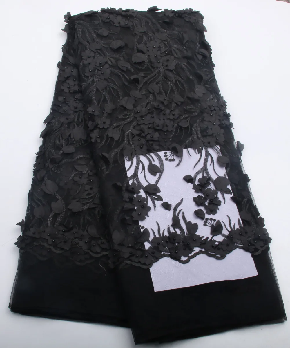 black net dress material