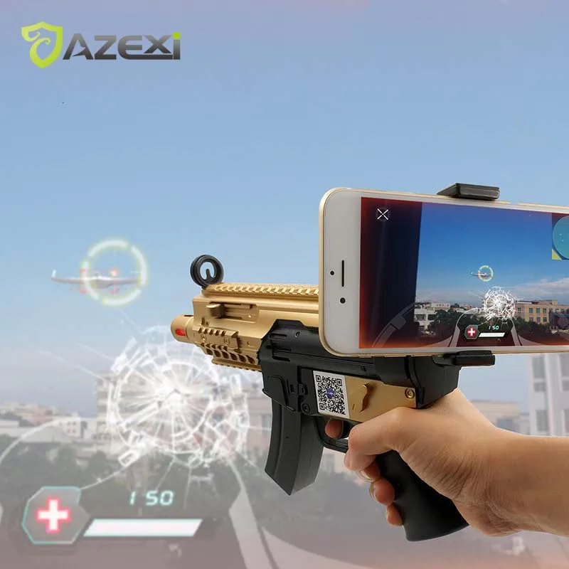 

Newest Style VR Game Gun for kids Gun with shoot games Bluetooth AR-Gun Suitable for Android iOS iPhone Phones