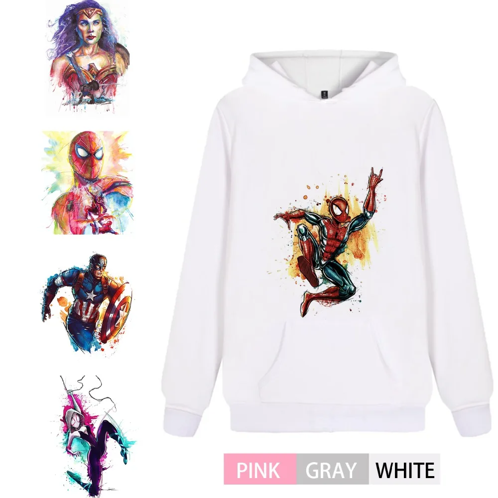 

Marvel Avengers hero Spider-Man Captain Venom Cartoon Trendy Flannels Men/woman Hoodie fashions Kangaroo Pocket leisure A193291