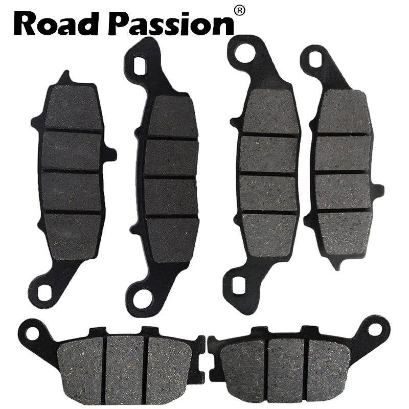 

Road Passion Motorcycle Front & Rear Brake Pads For SUZUKI SV400 2003-2005 SV650 2002-2013 DL650 V-Strom 2004-13 DL1000 2002-10