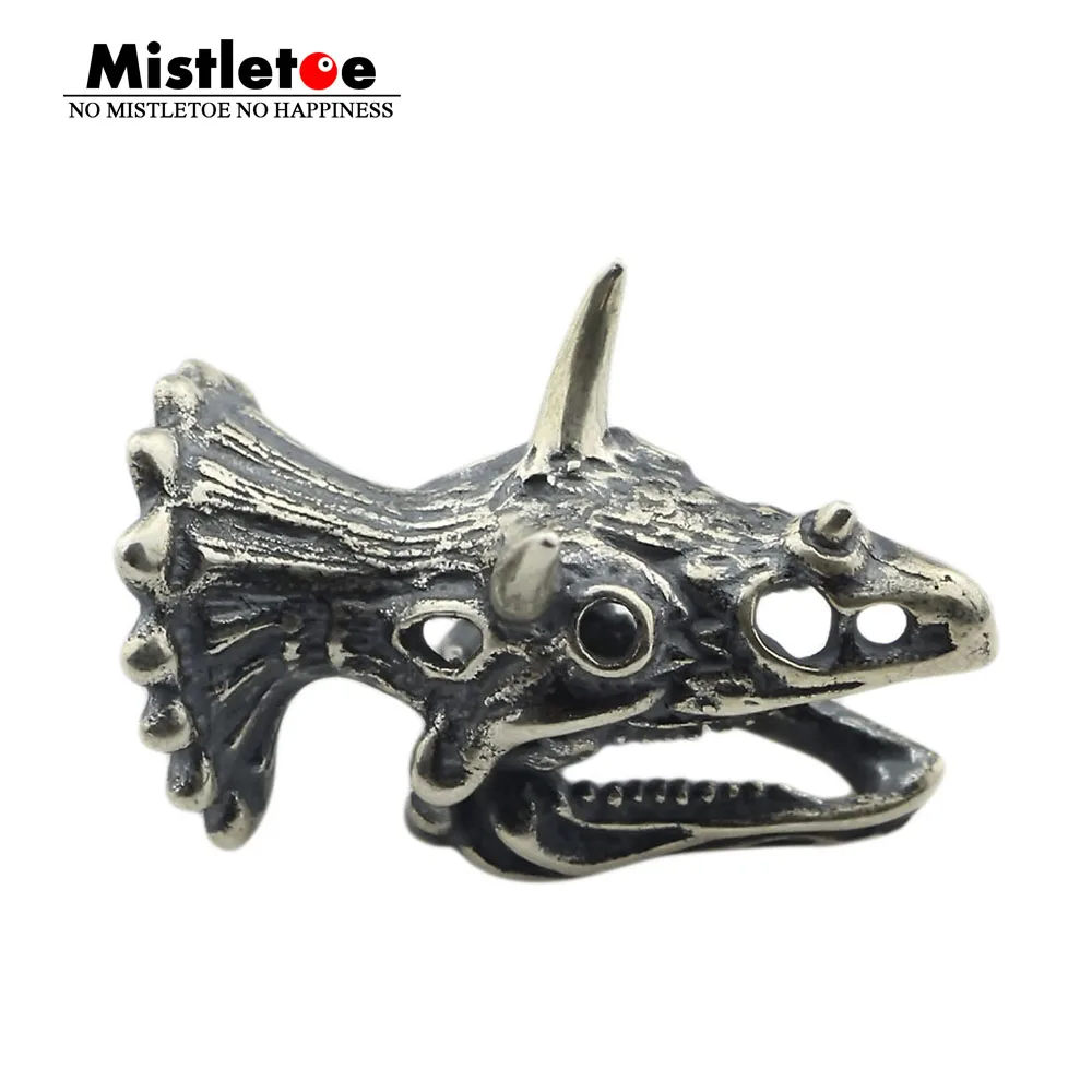 

Mistletoe 925 Sterling Silver Triceratops Skull Charm Bead Fit European Bracelet Jewelry