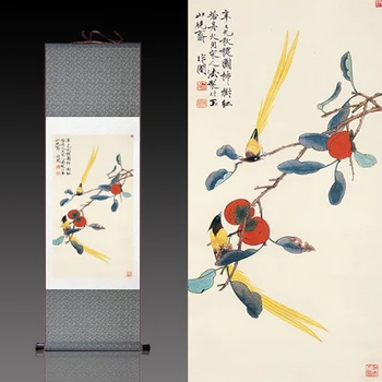 

In the non dark flower and bird painting, everything goes well.