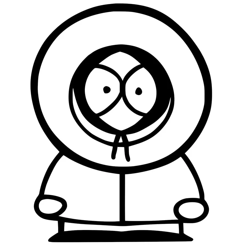 Meilleur South Park Vinyle Decal Autocollant pour fenêtre de voitures portables comprimés