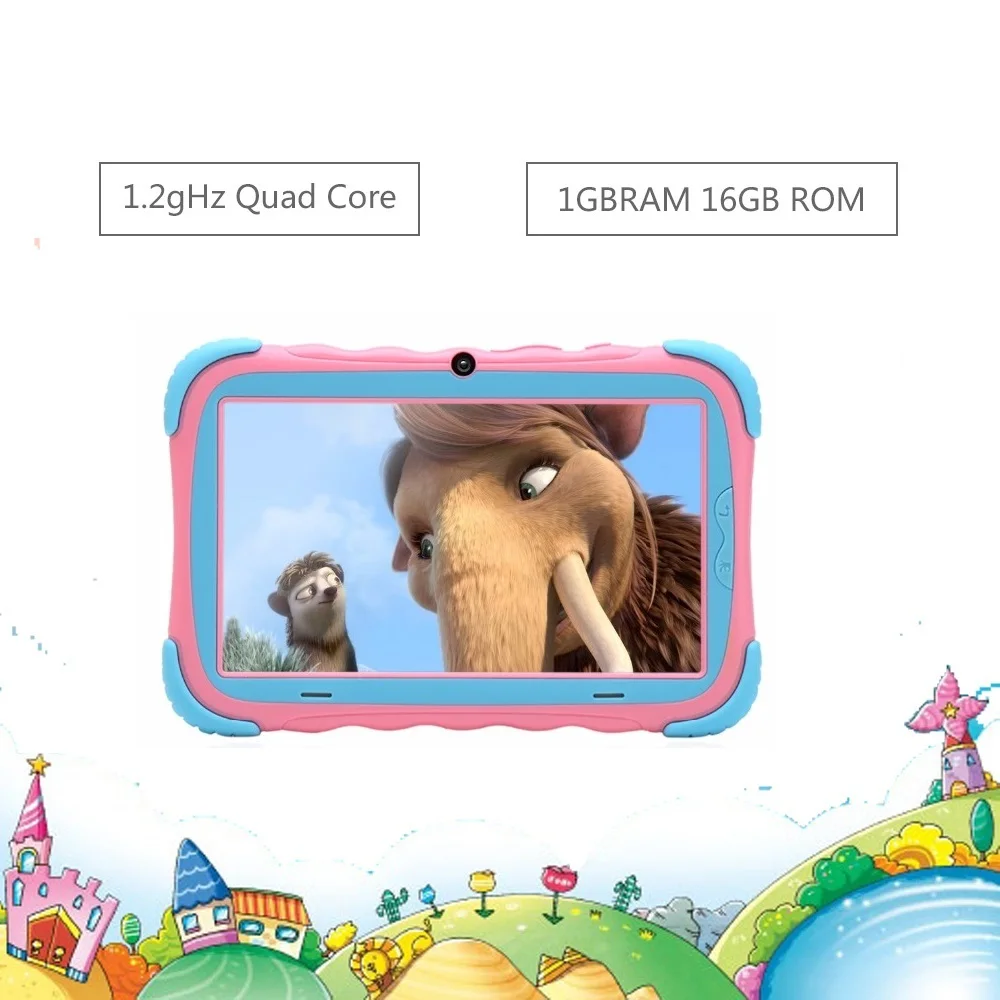 7 inch Android 7.1 Kids Tablet 16GB Babypad Edition PC with Wifi and Camera GMS Certified Supported Kids-Proof Case 7 inch Android 7.1 Kids Tablet 16GB Babypad Edition PC with Wifi and Camera GMS Certified Supported Kids-Proof Case