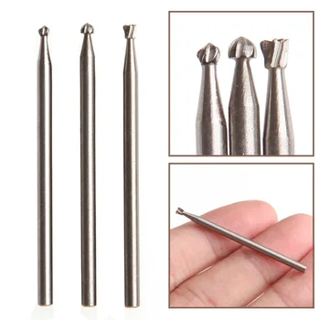 

2018 3Pcs HSS Routing Router Grinding Bits 2.35mm For Rotary Tool Dremel Bosch S08 Wholesale&DropShip