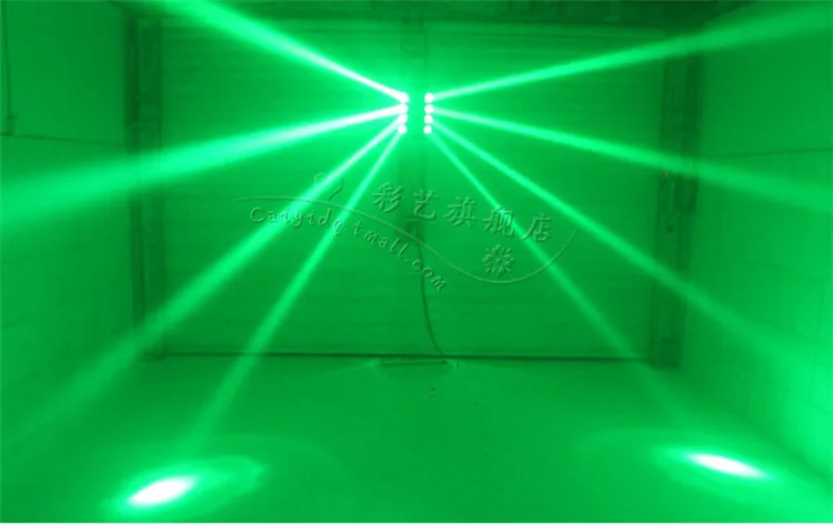 Движущаяся головка светодиодный светильник паук 8x15 Вт 4в1 RGBW светодиодные вечерние светильник DJ светильник ing луч движущаяся головка DMX DJ светильник