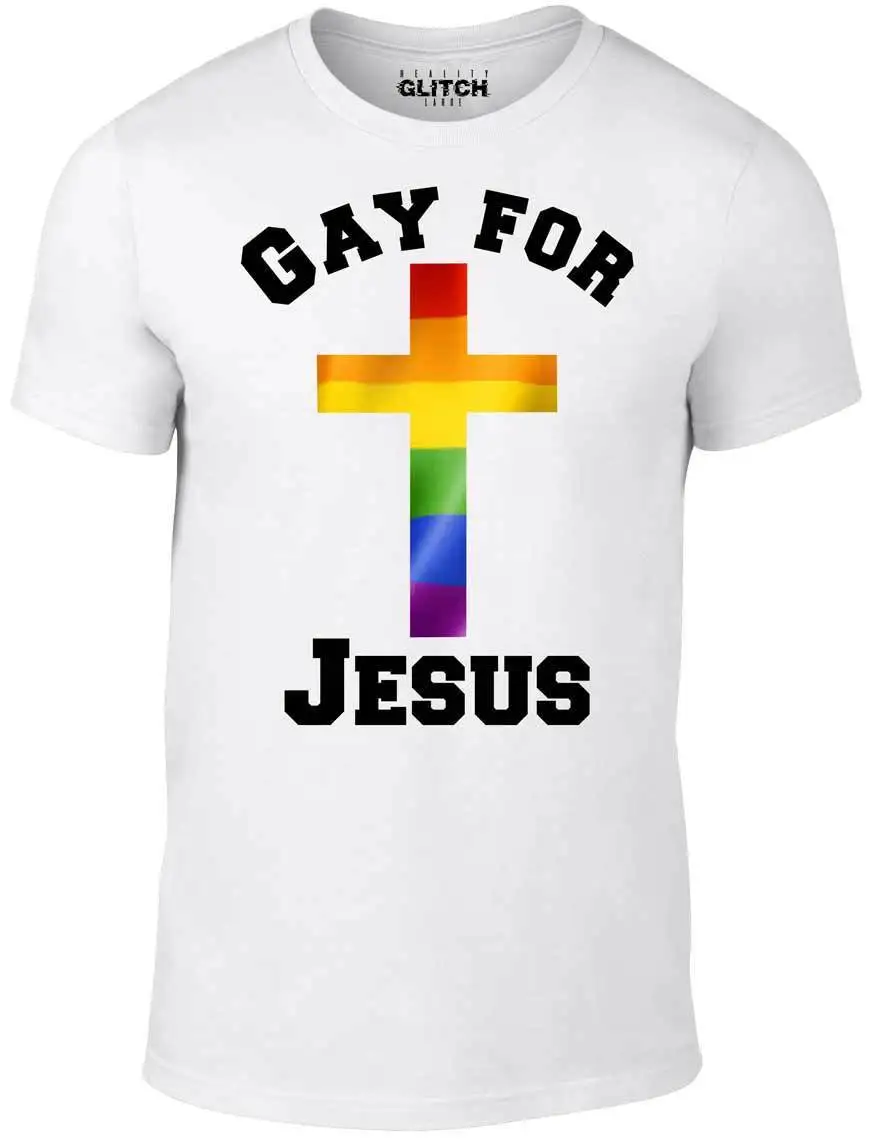 2019 горячая Распродажа Мода Гей для футболка Jesus-забавная религия Христос шутка