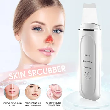 

Professional Ultrasonic Facial Skin Scrubber Blackhead Remove Facial Deep Cleaning Beauty Device Reduce Wrinkles