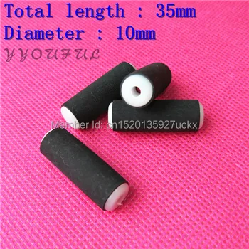 

35mm long Eco solvent printer Wit-color Design Myjet 128 paper pinch roller / Xaar 128 head rubber rollers 20pcs/lot