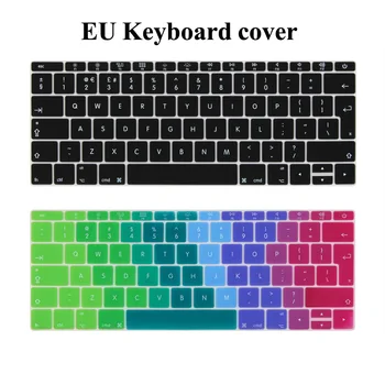 

English EURO Enter keyboard Cover for 2016-2018 Macbook Pro 13" 13.3 inch (No Touch Bar) Model A1708