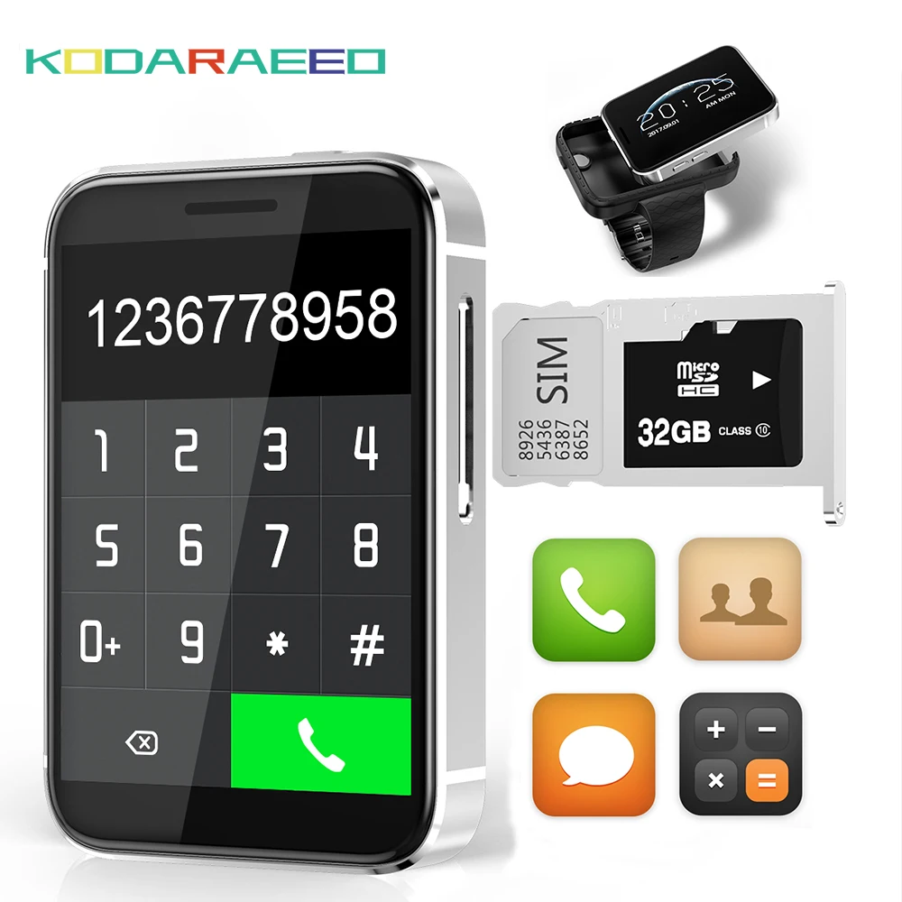 

I5S Smart Mobile Watch Pedometer SIM Video Record Music TF Card Extend GSM MP3 MP4 Camera Smart touch Android watch phone