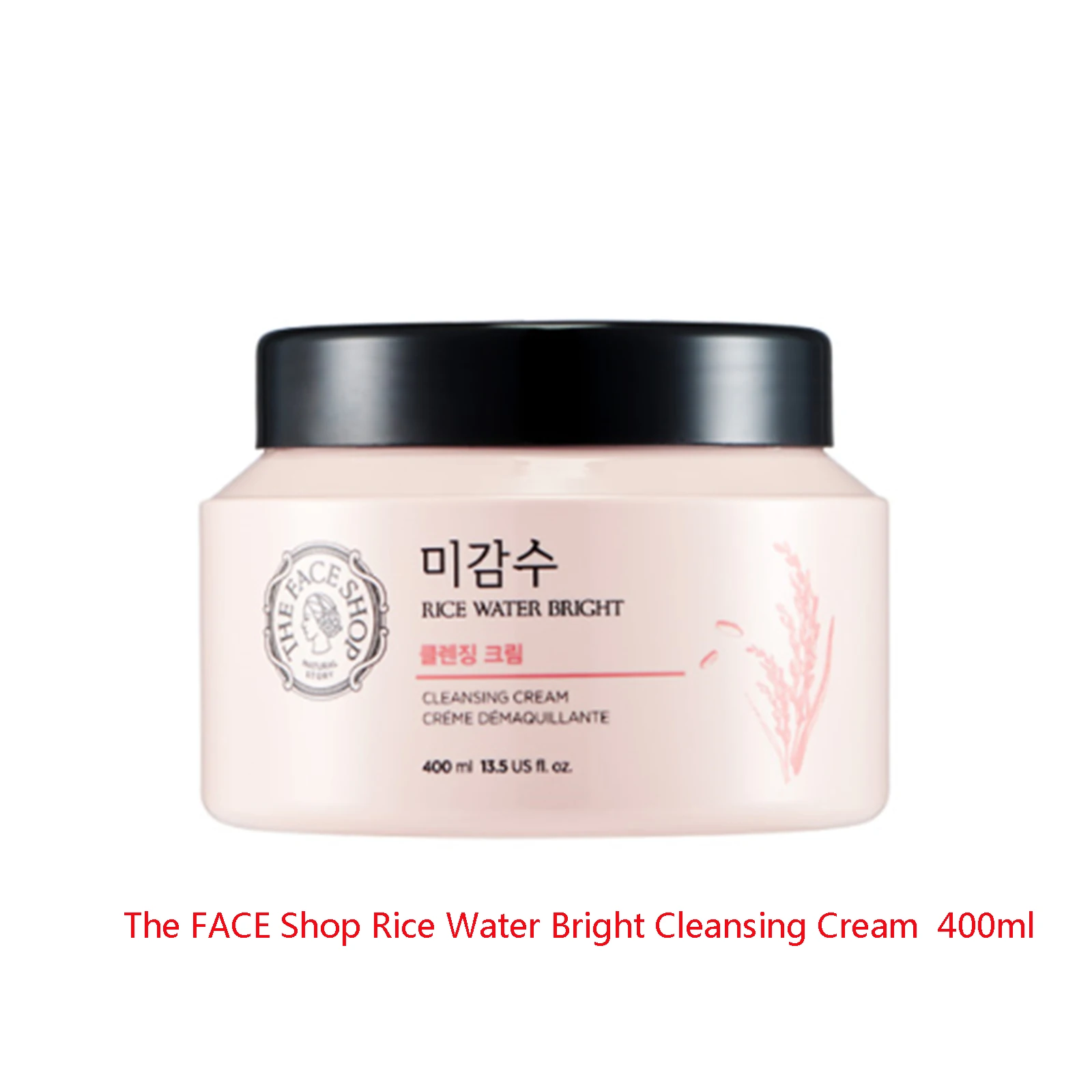 The FACE Shop Райс воды яркий очищающий крем 200 мл для снятия макияжа с лица кожу гладкой отшелушивающий крем отбеливающий увлажняющий - Цвет: 400ml