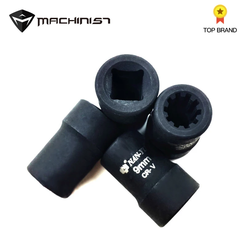 

1pcs 10 Angle 3/8"" 9mm car Brake Sleeve tool for Volkswagen Touareg Audi Q7 Porsche Cayenne caliper Pads Screws NY-06240