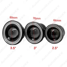 1Pair 2.5″ 3″ 3.5″ inch COB Angel Eyes Fog Lights Led Car Headlight Lamp DRL Universal Daytime running light 64mm 76mm 89mm