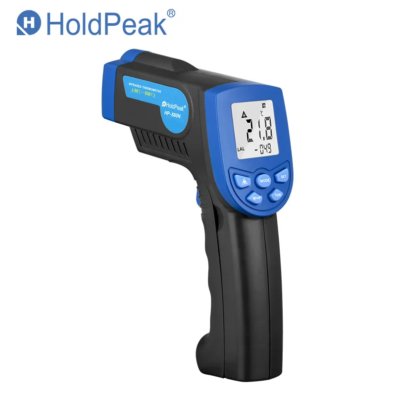 HoldPeak HP 880N 30 ~ 550 Бесконтактный инфракрасный термометр лазерный измеритель Мера