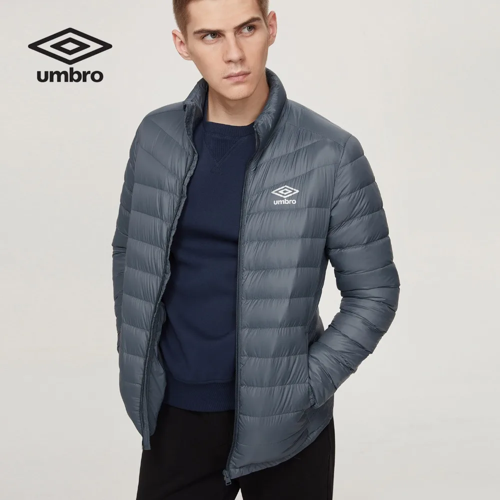 Umbro, новинка, зимний, мужской, гагачий пух, для отдыха, теплый, комфортный, короткий пуховик, спортивные пальто, спортивная одежда, UO174AP2003