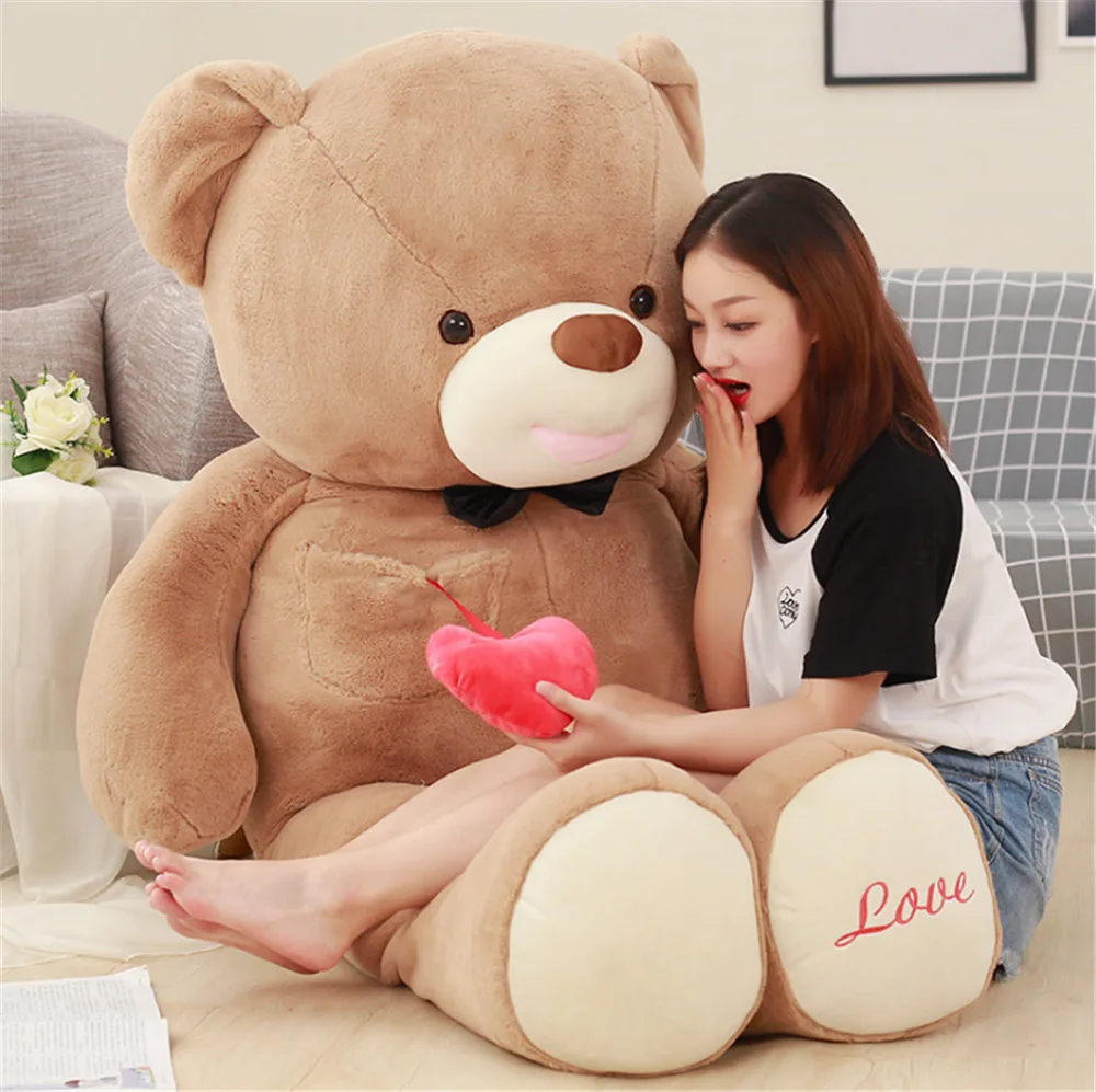 love you teddy bear hold heart plush toys give you my heart bears doll1