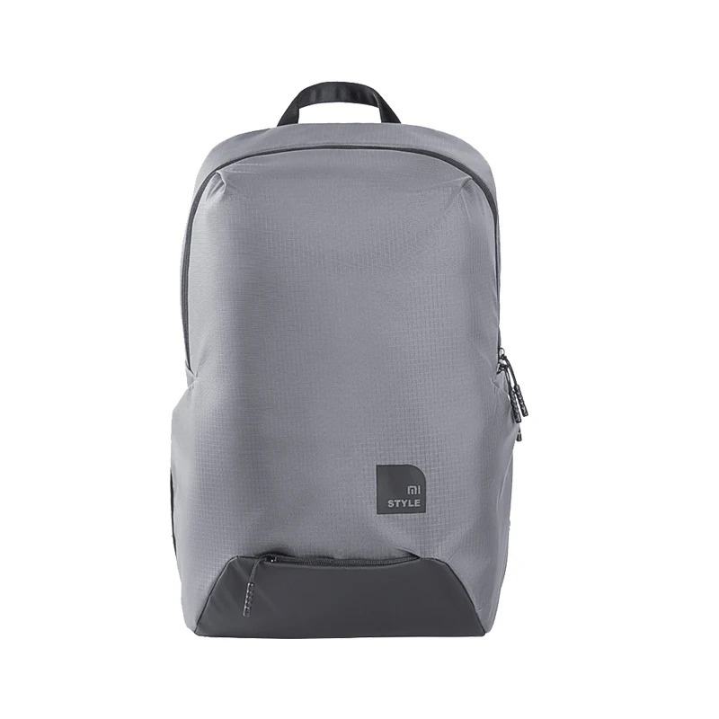 Original Xiaomi Fashion Sport Bag Thin Travel Backpack 23L Polyester Durable IPV4 Waterproof Outdoor Bag For Men Women Student - Цвет: gray