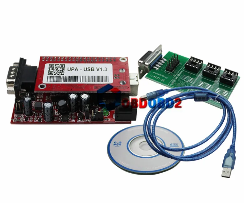 Новейший UPA USB программатор V1.3 с полным адаптером UPA-USB последовательный программатор Авто ECU чип тюнинговый инструмент 3 года гарантии