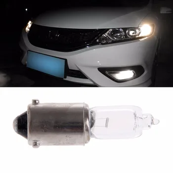 

HNGCHOIGE 10Pcs/set H6W 434 BAX9S 12V 6W Clear Glass Miniature Lamp C2R Filament Car Bulbsc