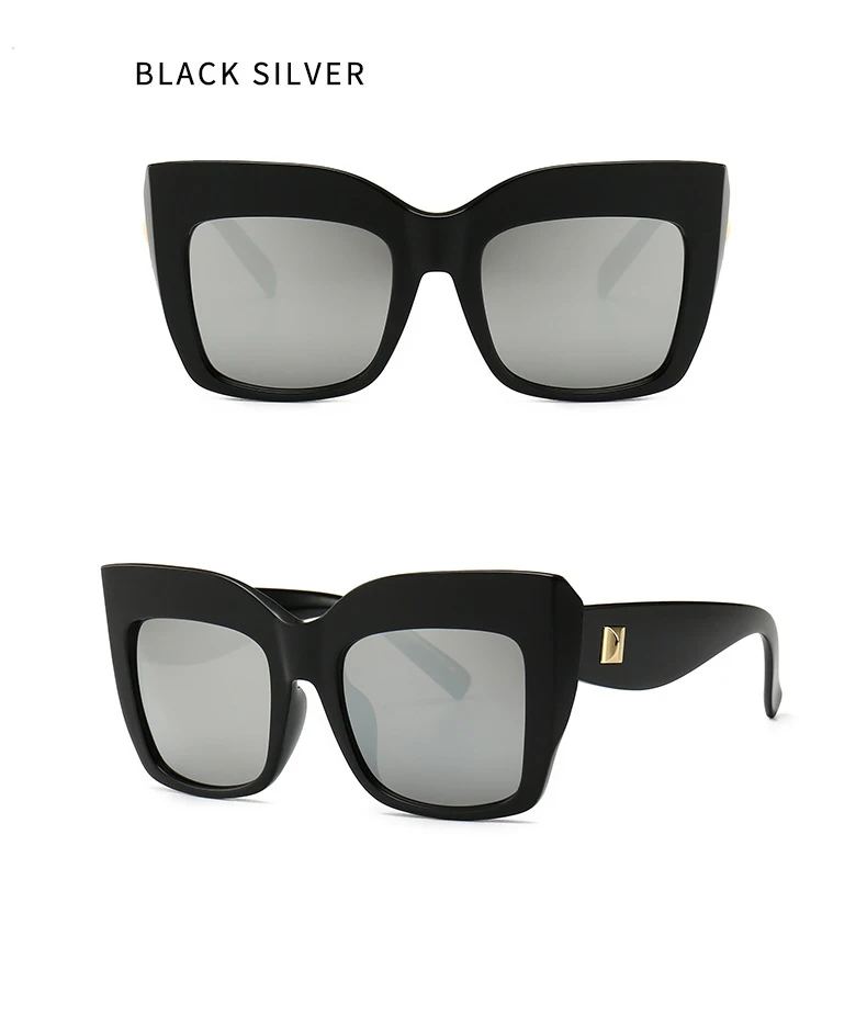 Роскошные брендовые дизайнерские женские негабаритные солнцезащитные очки кошачий глаз, Женские винтажные солнцезащитные очки для женщин, солнцезащитные очки UV400 oculos de sol