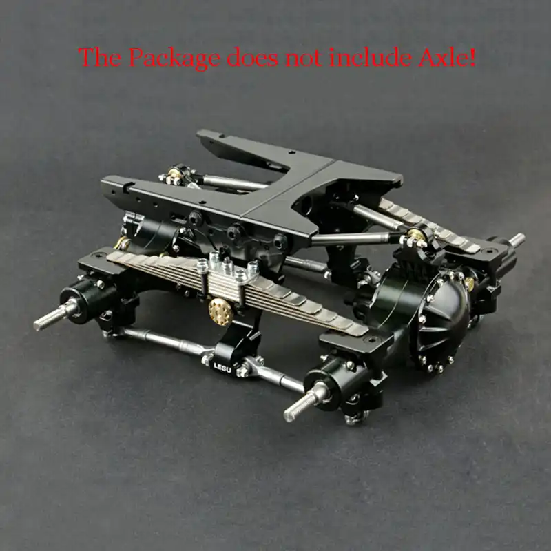 LESU X 8002 A Metal Rear Suspension Set for 1/14 Tmy RC Truck Axles DIY Model TH02086