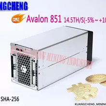 KUANGCHENG абсолютно Avalon 851 14,5 T SHA256 ASIC BTC Биткоин Майнер A851 14.5TH/s 48 часов доставки